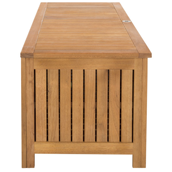 Safavieh Abri Water Resistant Eucalyptus Solid Wood Deck Box & Reviews